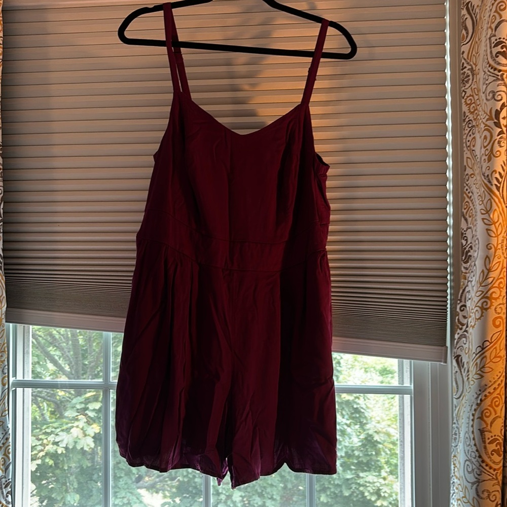 Maroon romper